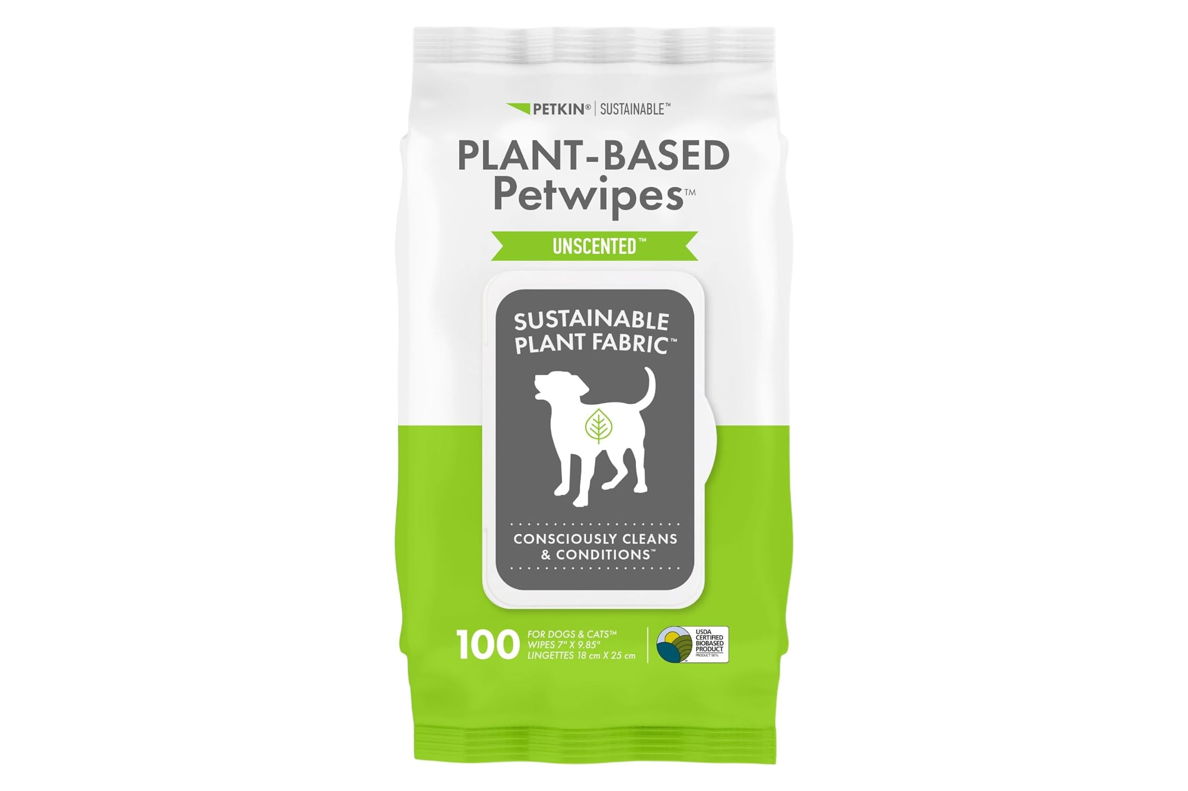 Petkin Plant Based Wipes 100pk