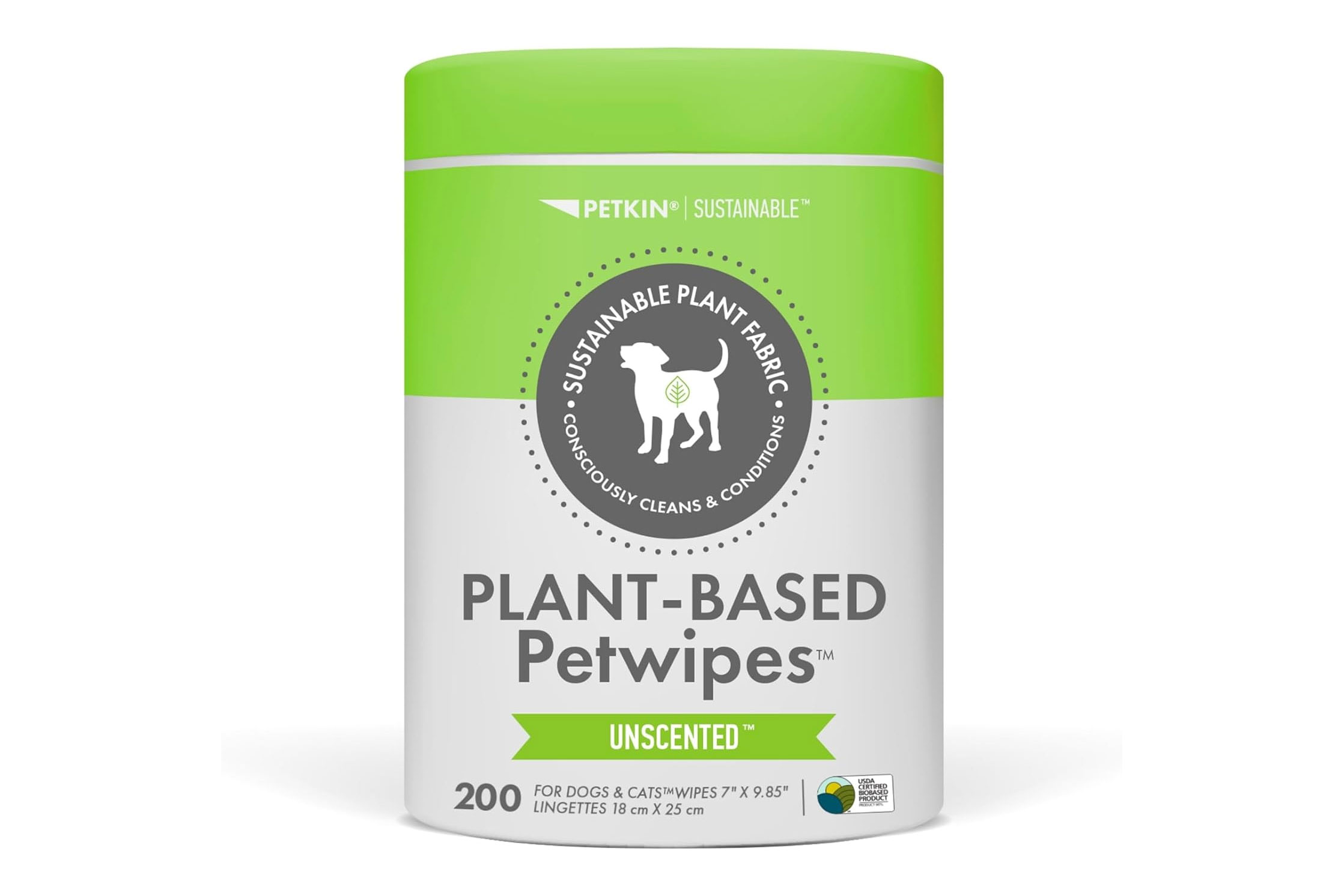 Petkin Plant Based Wipes 200pk