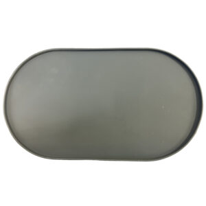 Waggin Tails Silicone Ellipse Mat Dark Grey 45x25cm