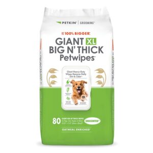 Petkin Giant XL Wipes 80pk