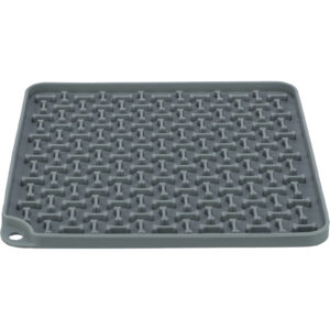 Trixie Lick ‘n’ Snack Mat Silicone 20x20cm Dark Grey
