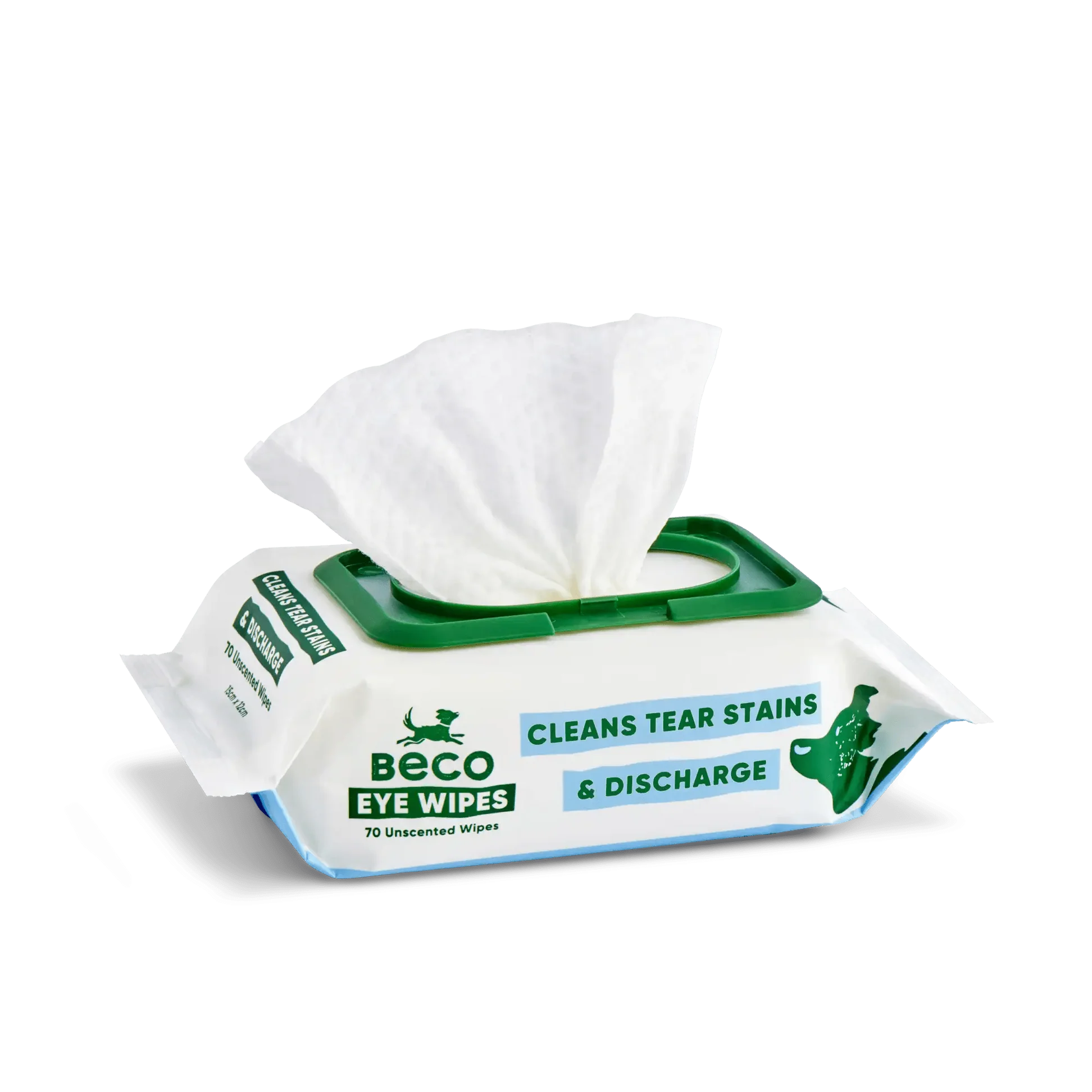 Beco Eye Wipes Unscented – 70pk