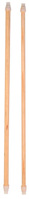 Percell Wooden Perches 450x15mm 2pk