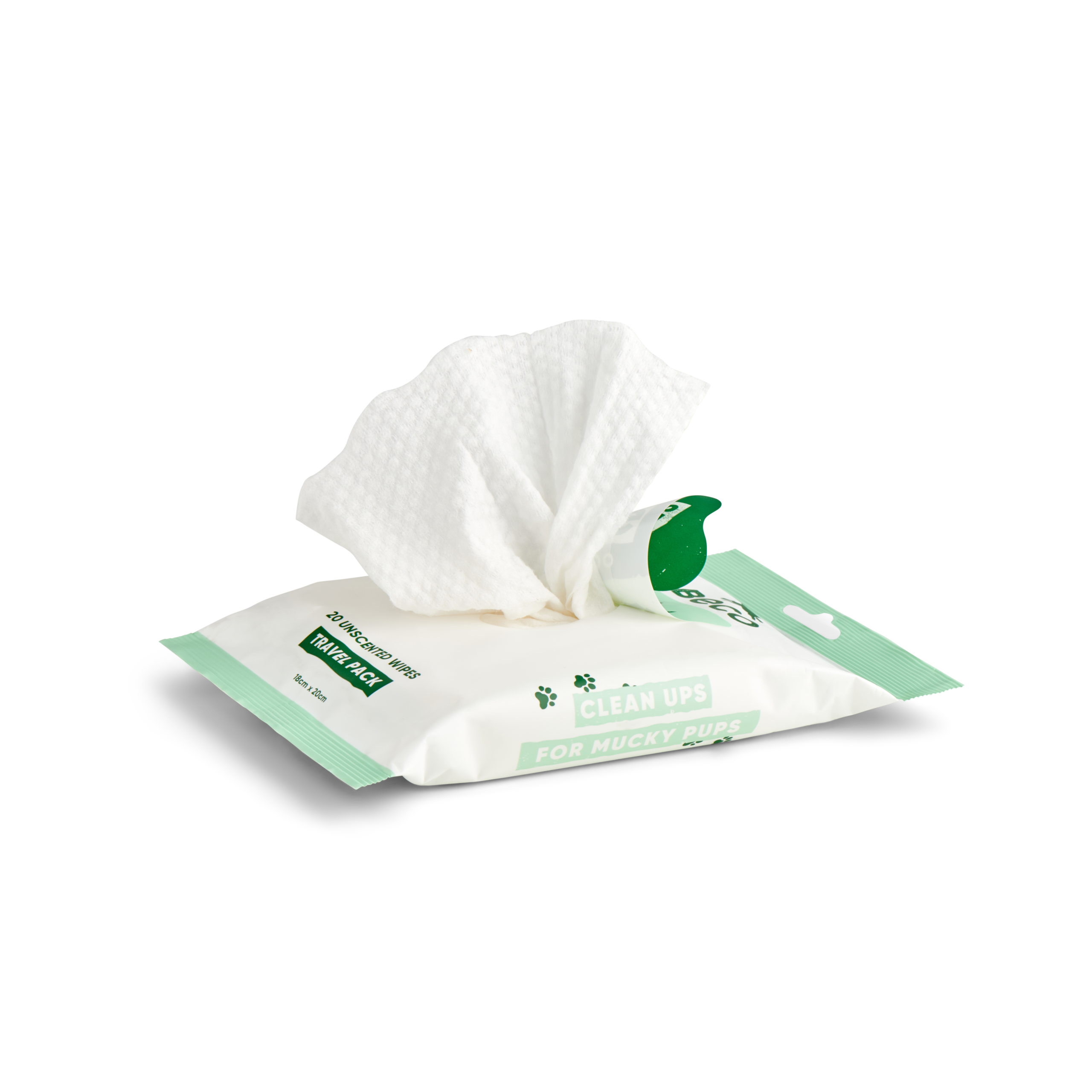 Beco Travel Wipes Unscented 20pk
