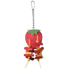 A&E Small Strawberry Bird Toy 28cm