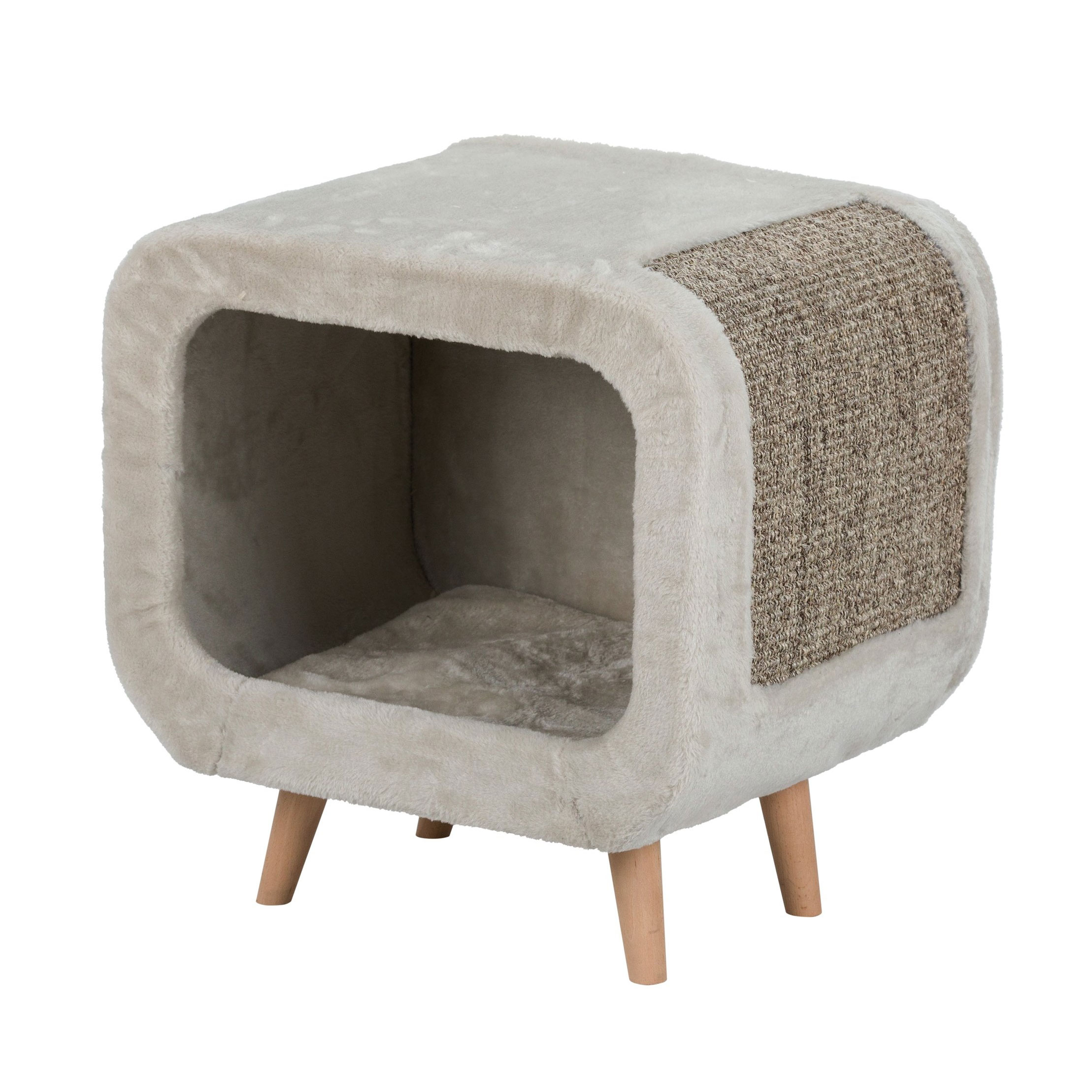 Trixie Cuddly Cave Alicia 48cm – Light Grey