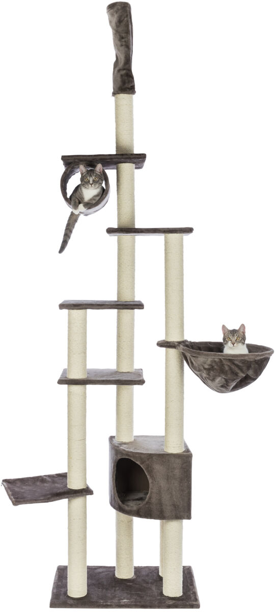 Trixie Floor to Ceiling Scratcher Madrid 245-270cm – Grey