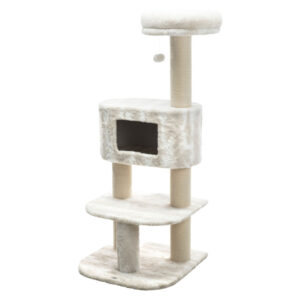 Trixie Cat Tree Nelli 140cm – White/Taupe