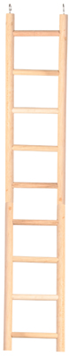 Percell Wooden Bird Ladder – 9 Rung 45cm