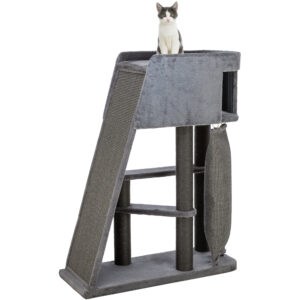 Trixie Cat Tree Active w/Climbing Ramp 122cm – Grey