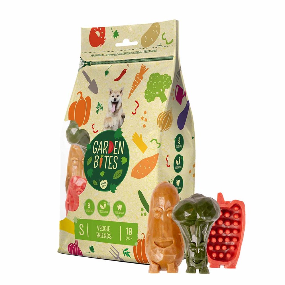Garden Bites Veggie Friends Small Pouch 18 pces