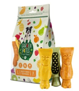 Garden Bites Fruity Tonya toothpaste Large 13.5cm - 3pcs mixed colors