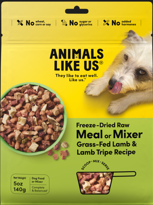 FreezeDry Meal/Mixer Lamb Dog 140g