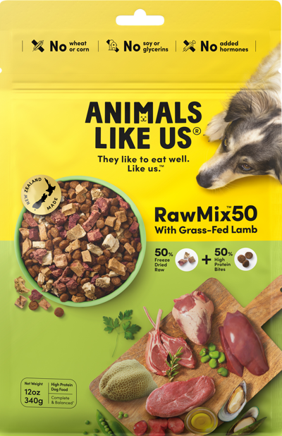RawMix50 Lamb Dog 340g