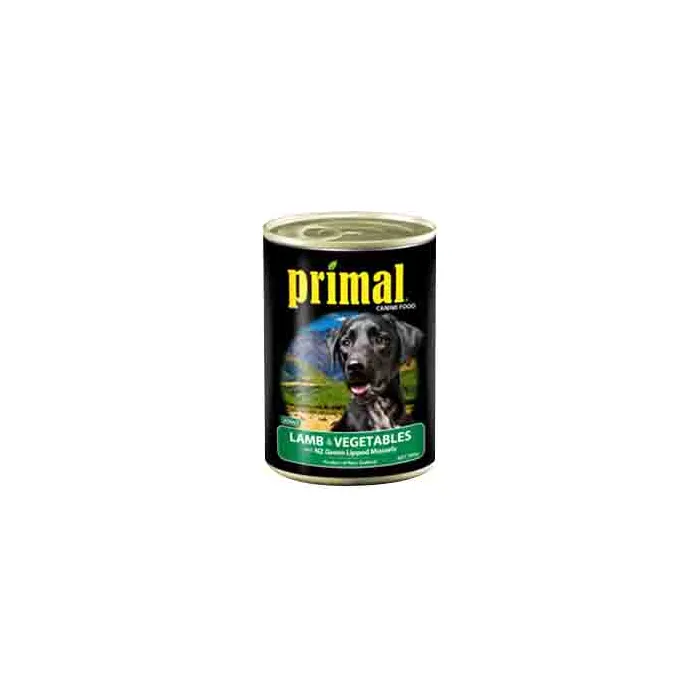 Primal Dog Food Lamb & Vegetable 390g Can