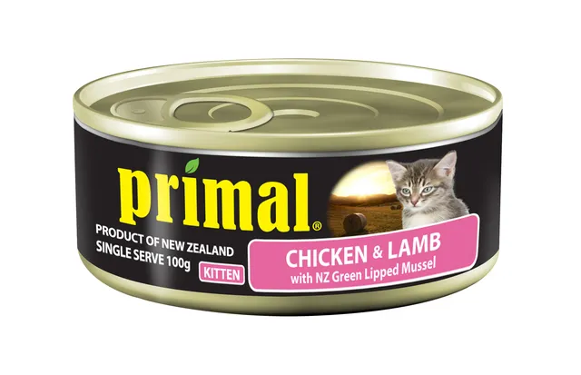 Primal Kitten Food Chicken & Lamb 100g