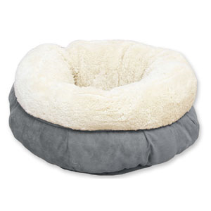 AFP Lambswool - Donut Bed - Grey
