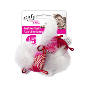 AFP Modern Cat - Feather Balls With Sound