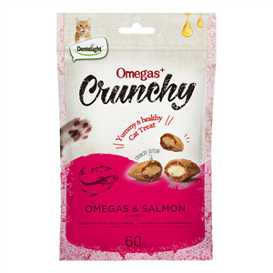 Dentalight Cat Treat Omegas And Salmon Flavour 60g