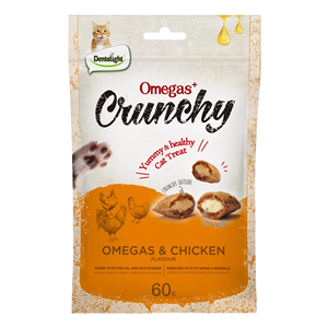 Dentalight Cat Treat Omegas And Chicken Flavour 60g