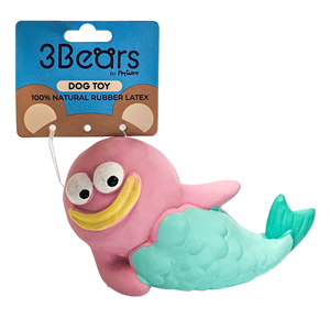 3Bears Latex Q Brothers 11.5cm Pink / Green