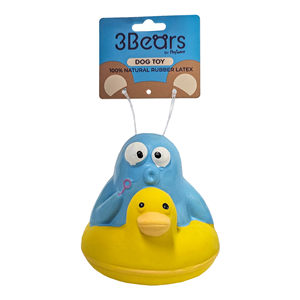 3Bears Latex Q Brothers 8.5cm Blue / Yellow
