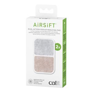 Catit Airsift Action Odor Reducing Pad - 2pk