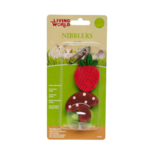 LW Nibblers Wood Chews Strawberry & Mushroom