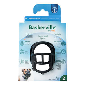 Baskerville Muzzle Ultra Size 2 Black