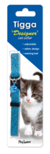 Tigga Glitter Cat Collar Blue 10mm x 330mm