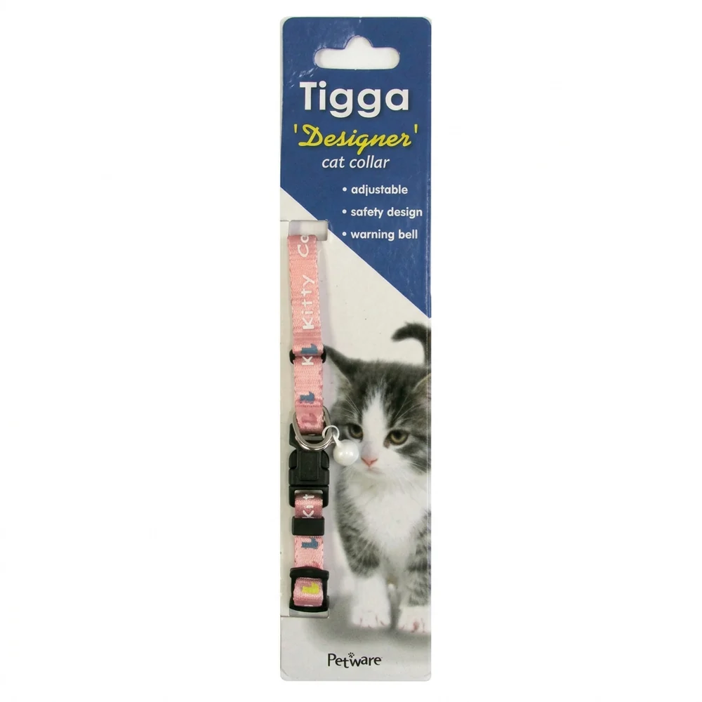 Tigga Kitty Cat Kitten Collar Pink