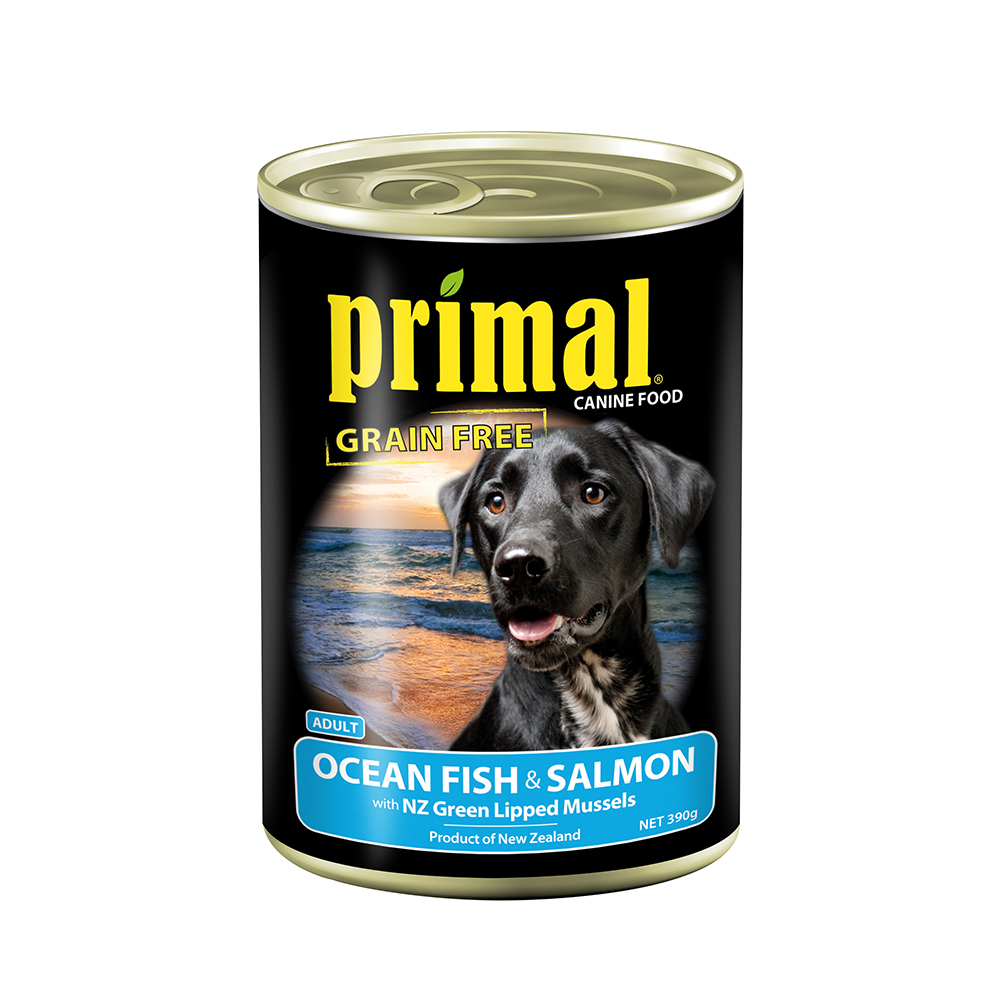 Primal Dog Food Ocean Fish, Salmon & Vegetable 390g