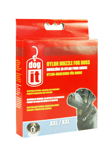 Dogit Nylon Muzzle Black XX-Large 30cm