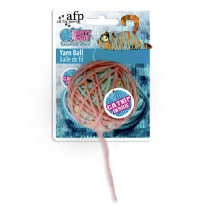 AFP Knotty Habit Cat Yarn Ball