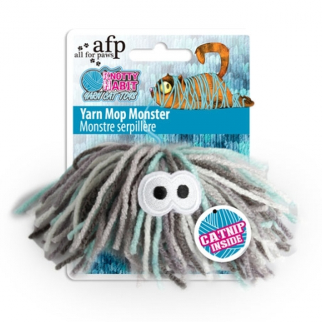 AFP Knotty Habit Cat Yarn Mop Monster