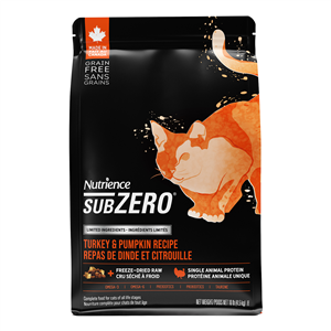 Nutrience Cat 4.5kg Sub Zero LID Turkey & Pumpkin