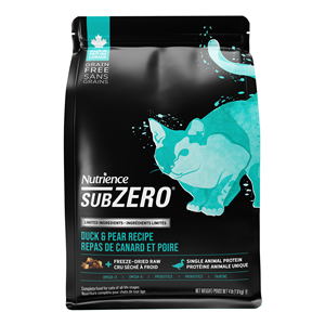 Nutrience Cat 1.8kg Sub Zero LID Duck & Pear