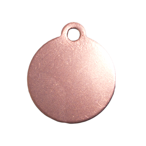 iMarc Circle Tag Large Rose Gold