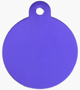 iMarc Circle Tag Small Purple