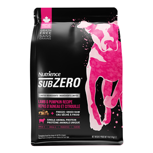 Nutrience Dog 1.8kg Sub Zero LID Lamb & Pumpkin