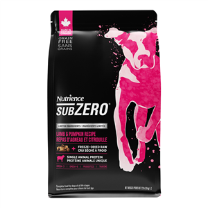 Nutrience Dog 10kg Sub Zero LID Lamb & Pumpkin