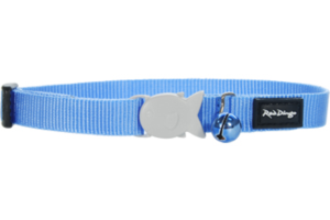 Red Dingo Cat Collar Blue 12mm x 20-32cm