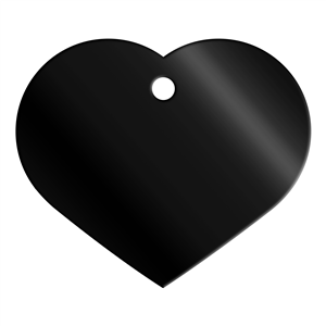 iMarc Heart Tag Large Black