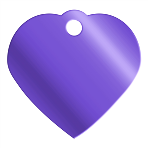 iMarc Heart Tag Small Purple