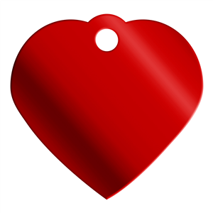 iMarc Heart Tag Small Red