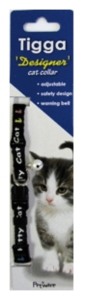 Tigga Kitty Cat Kitten Collar Black