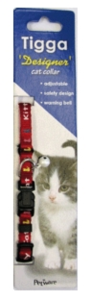Tigga Kitty Cat Kitten Collar Red