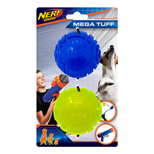 Nerf Sonic Ball TPR Translucent 2pk Blue/Green
