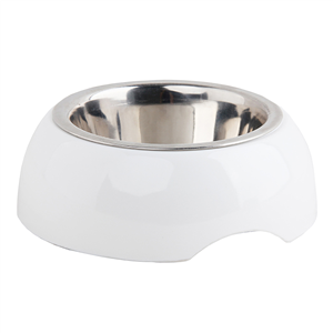 Pawise Melamine Bowl with Stainless Steel Insert 350ml