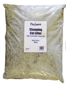 Bulk Litter Clumping 20Kg C/W active Charcoal